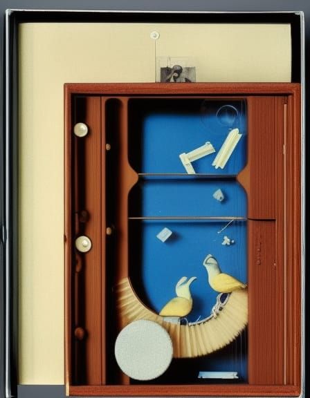 Surreal Assemblage Art Inspired by Joseph Cornell