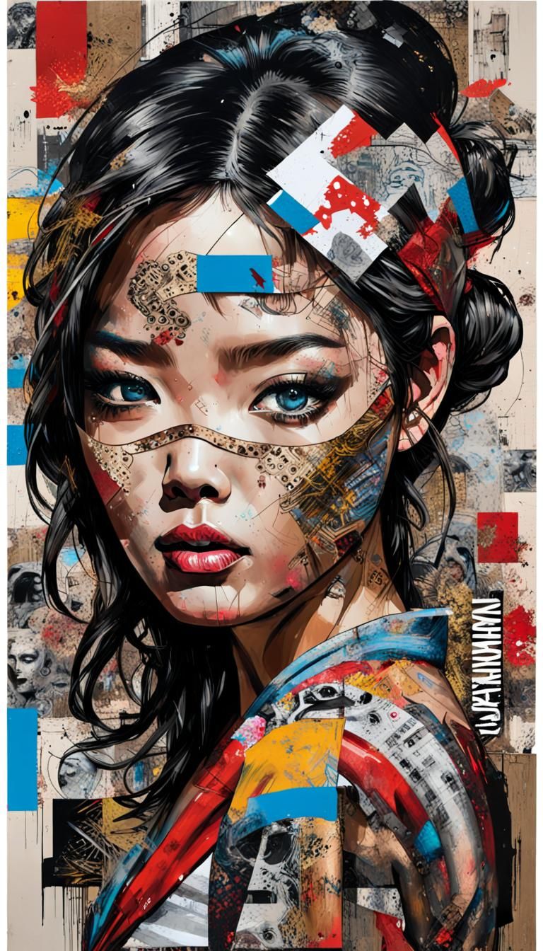 Collage Portrait Artwork