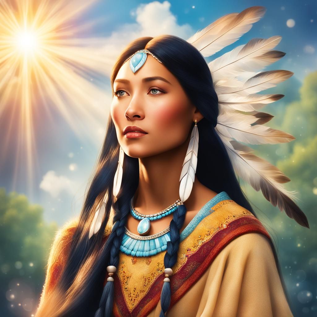 Pocahontas in Divine Sunshine