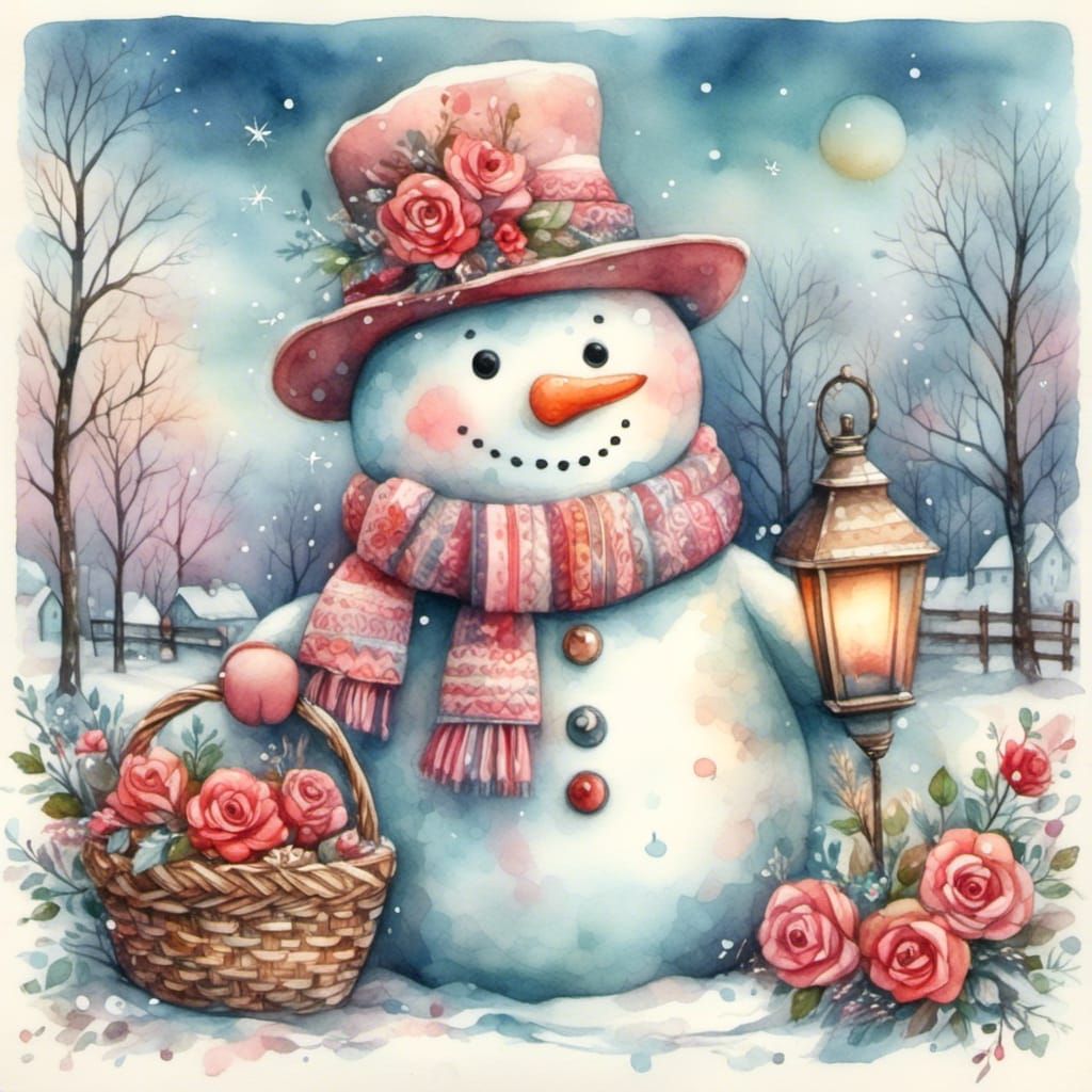 cute snowman