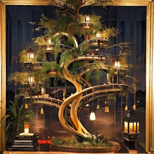 Caravaggio-Inspired Sunset Over Water in Romantic Style