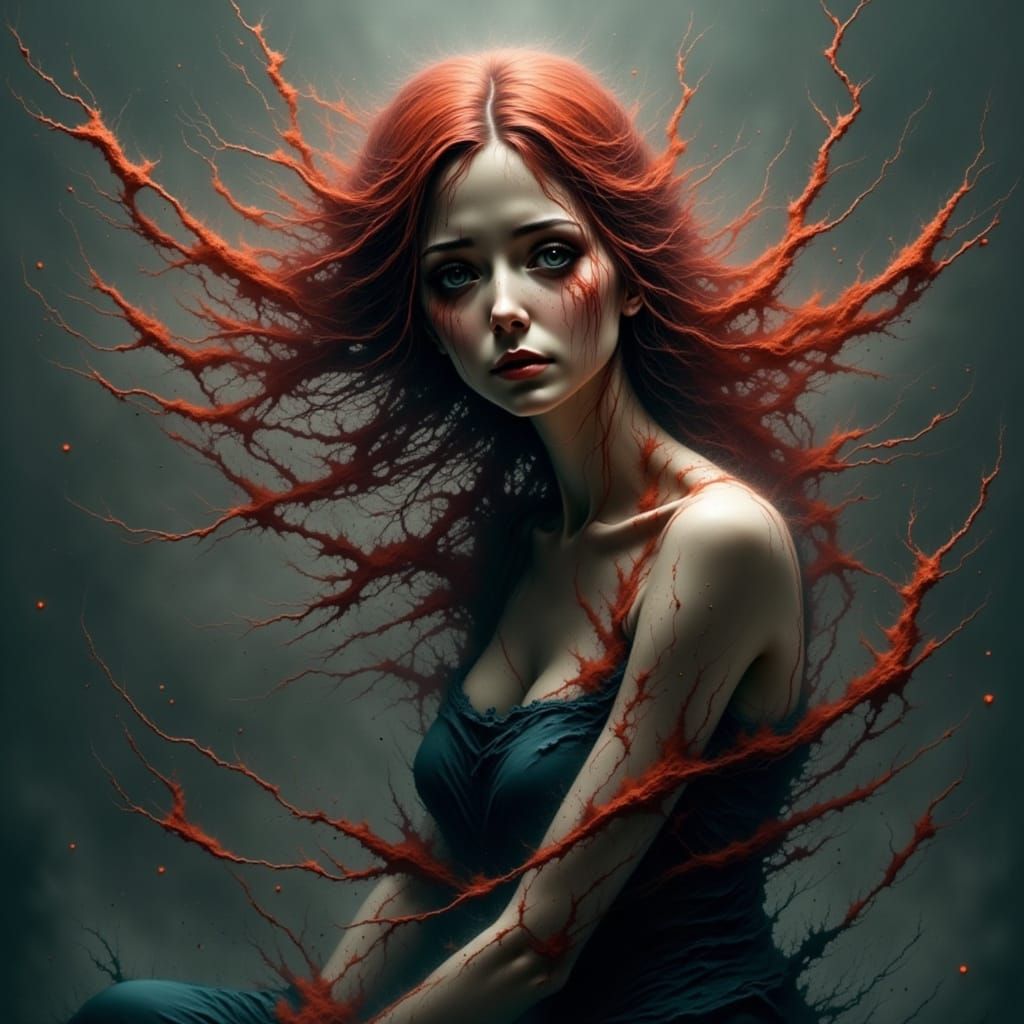 Hopelessness Personified: Detailed Fantasy Art