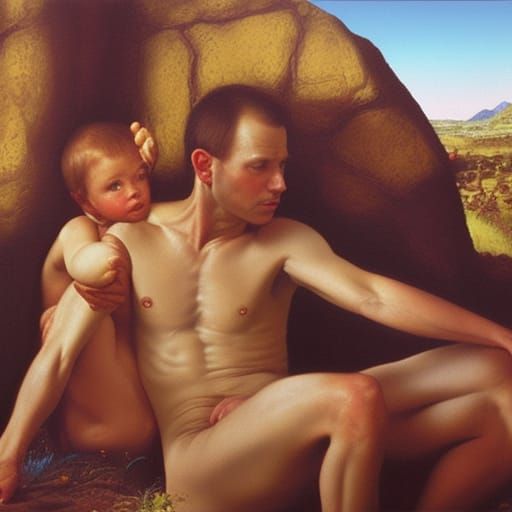 Original Sin Oil Painting