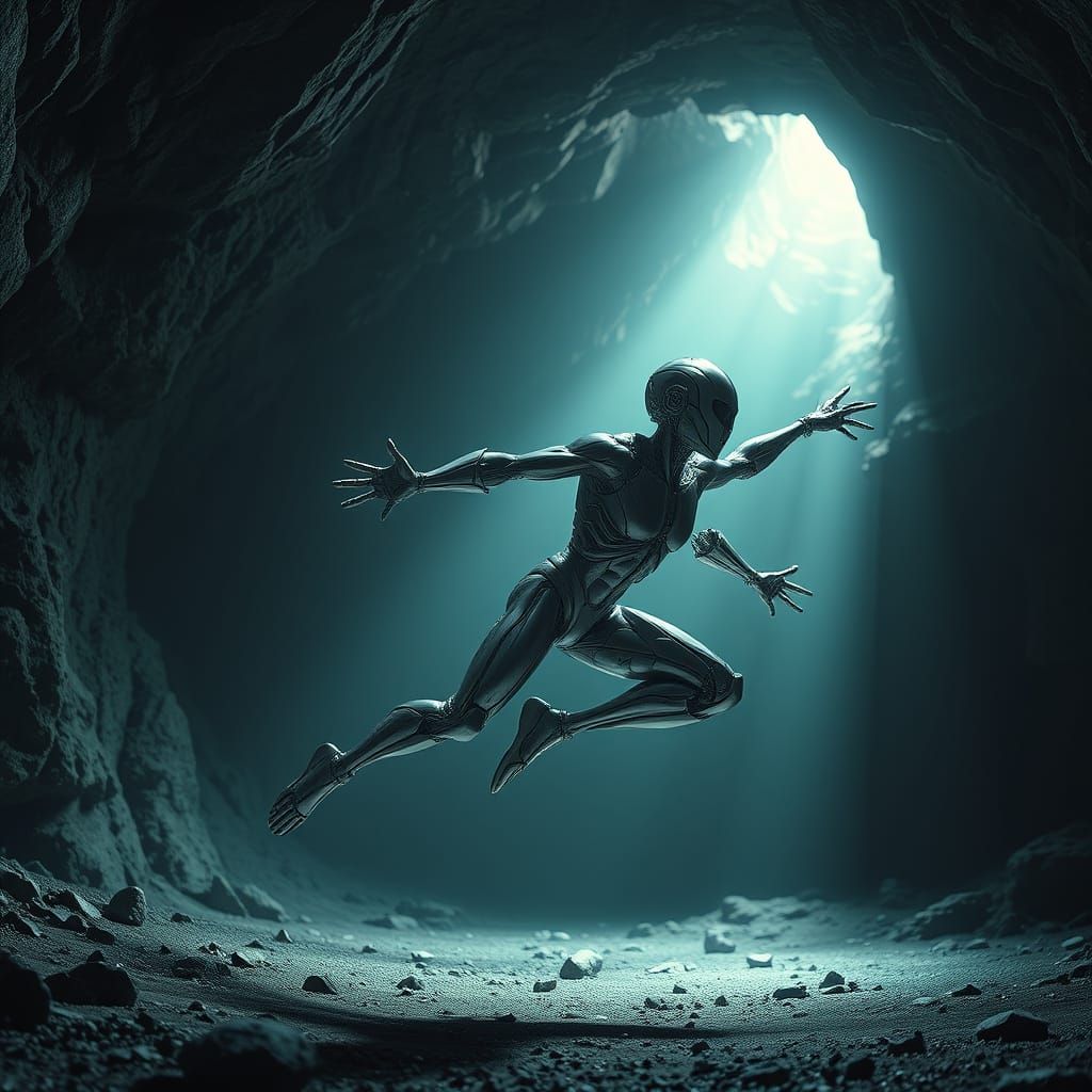 Jean de la Fontaine: Sci-Fi Cave Acrobatic