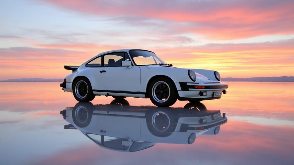 Porsche 911 Carrera Reflects Bolivian Sunrise