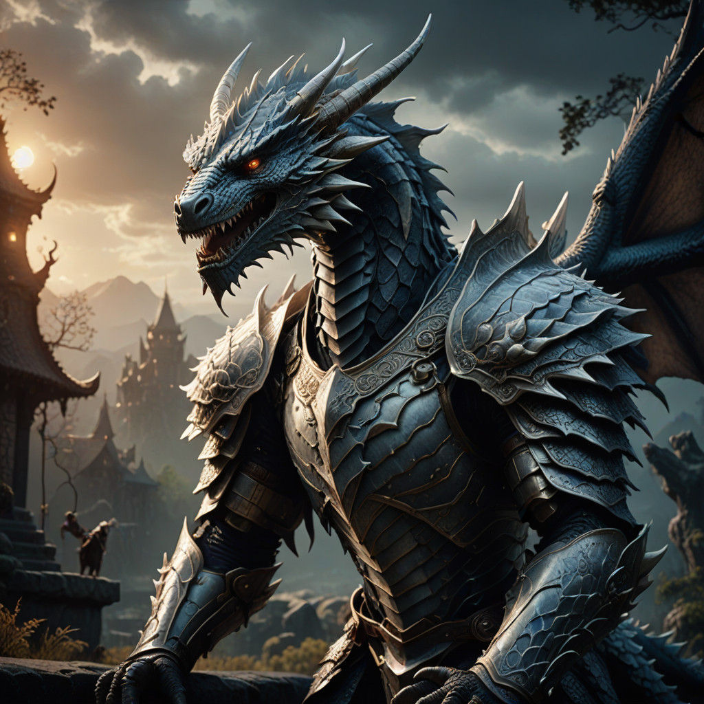 Epic Fantasy Scene in Hyper-Realistic Digital Art