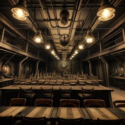 Steampunk Basement Laboratory