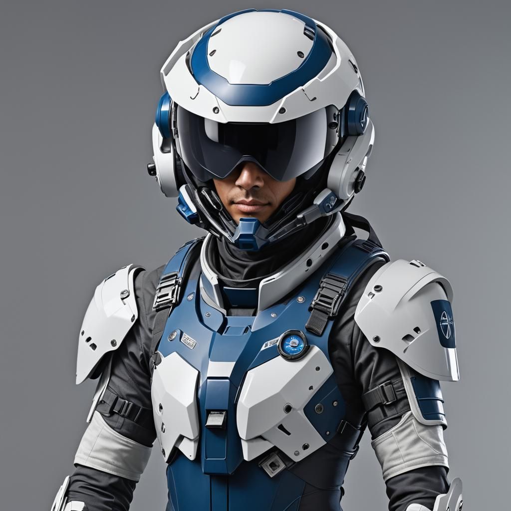 Streamlined Pilot Armor with Enhanced HUD, Cinematic Still