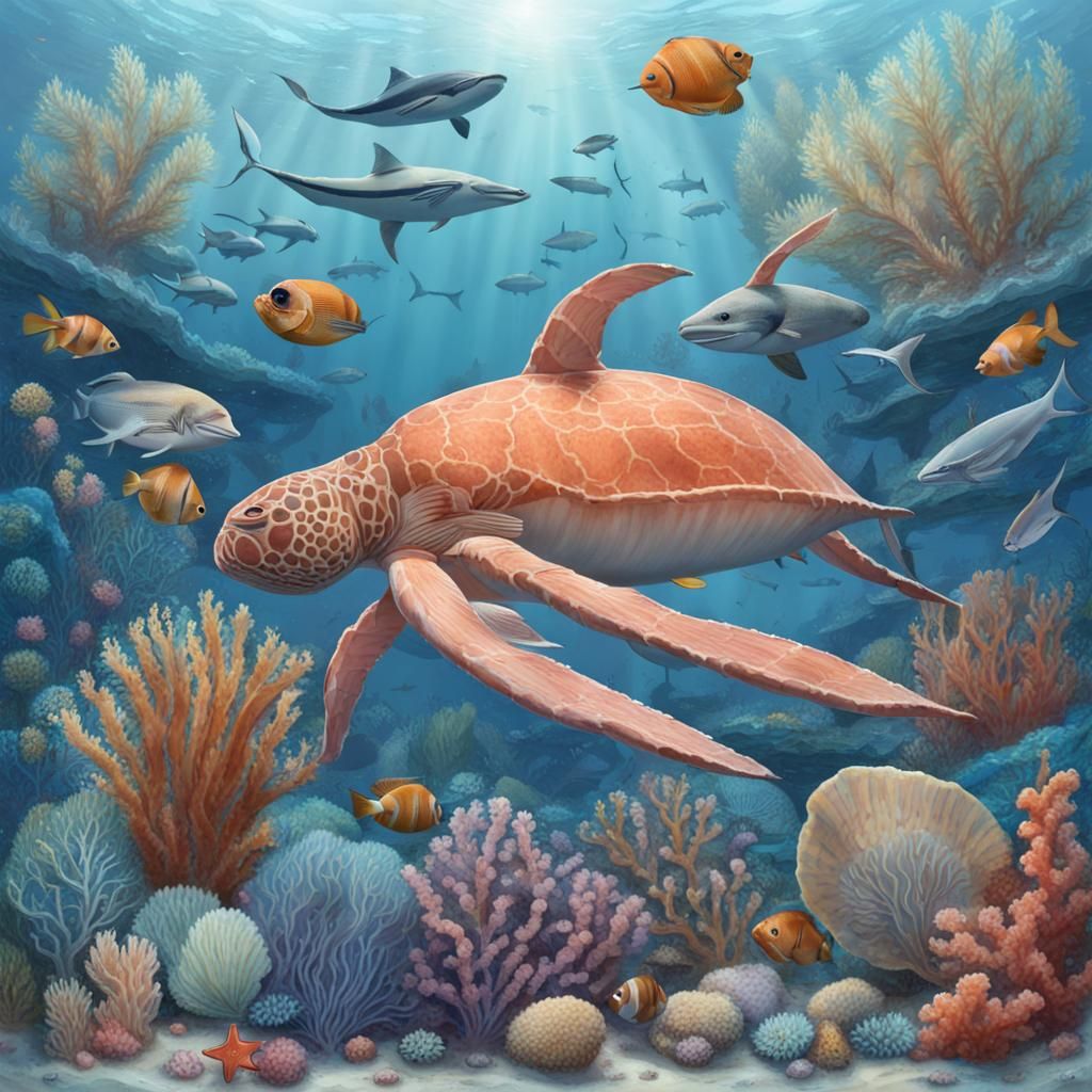 Vibrant Ocean Life: A Marine Ecosystem