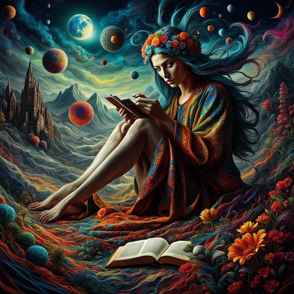 Influence of Art: Hyperrealistic Abstract Composition