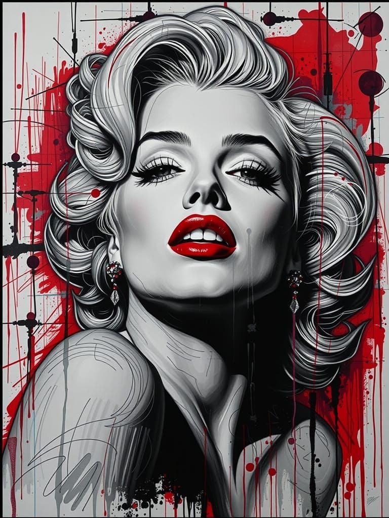 Iconic Marilyn Monroe Portrait
