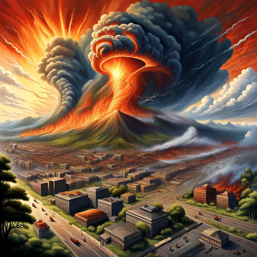 Simultaneous Natural Disasters with Hopeful Sun