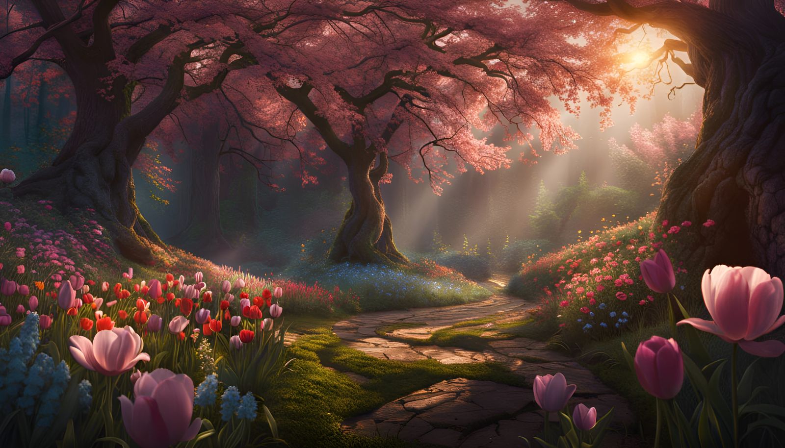 205-Epic Spring with visual representation of love, forgiveness and renewal - 1629