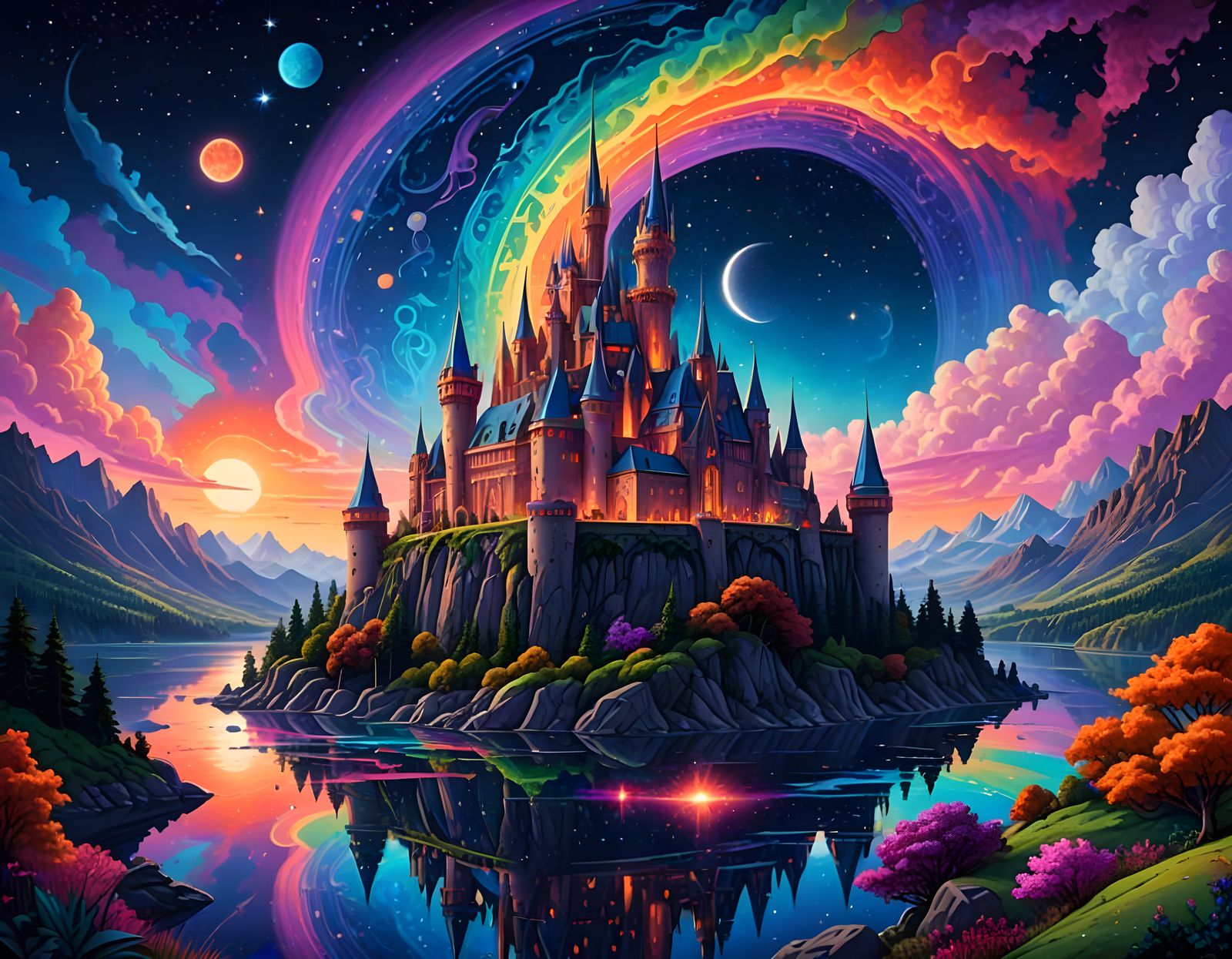 A majestic castle 🏰