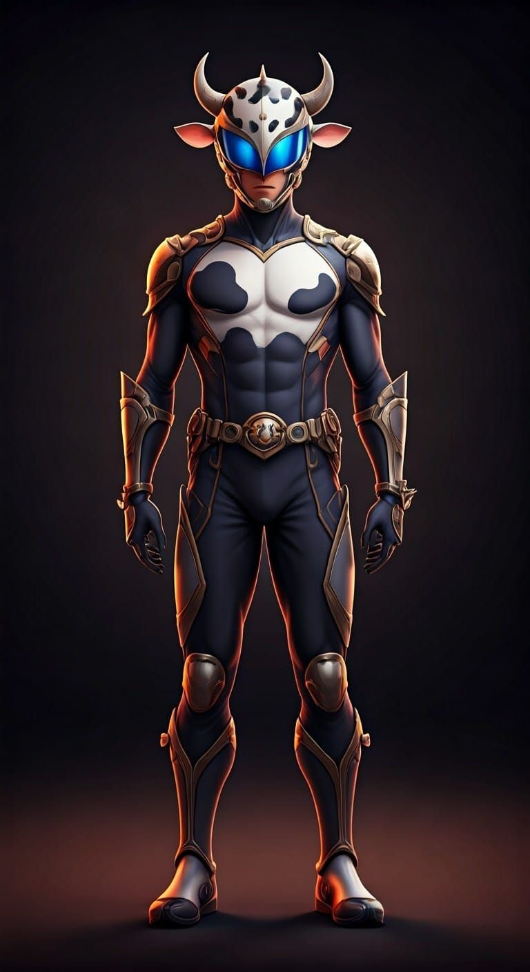 New Superhero: Cow Man