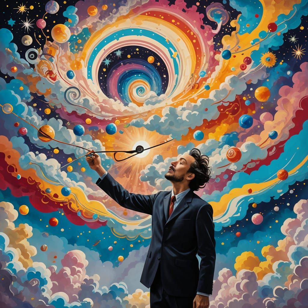 A Minimalist Circle in a Void