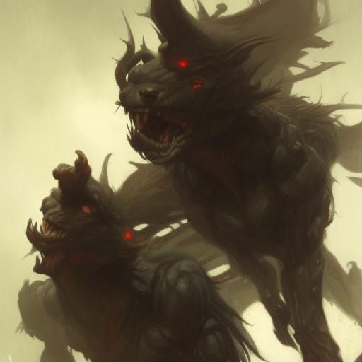 Sinister Three-Headed Cerberus