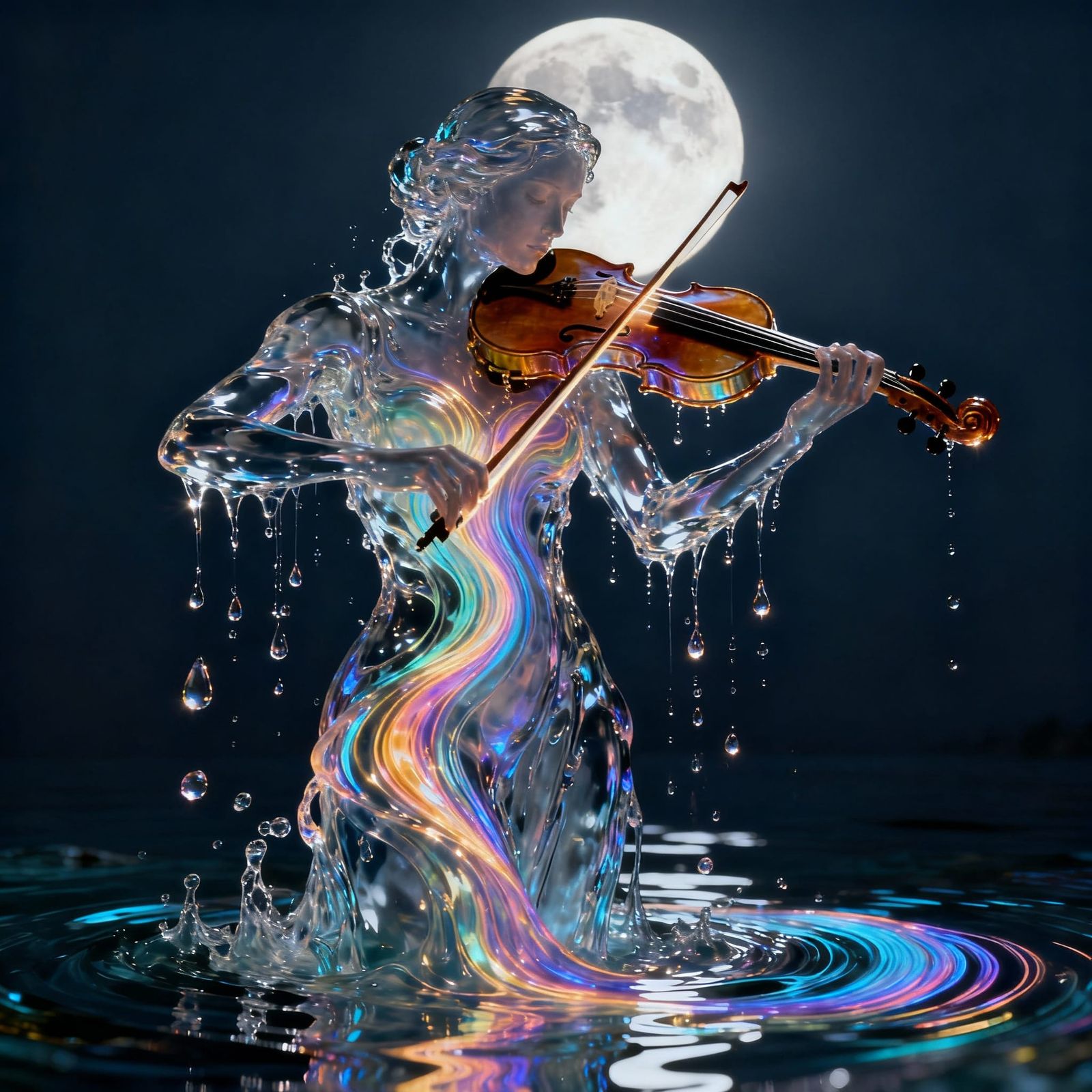 “The Liquid Violinist"