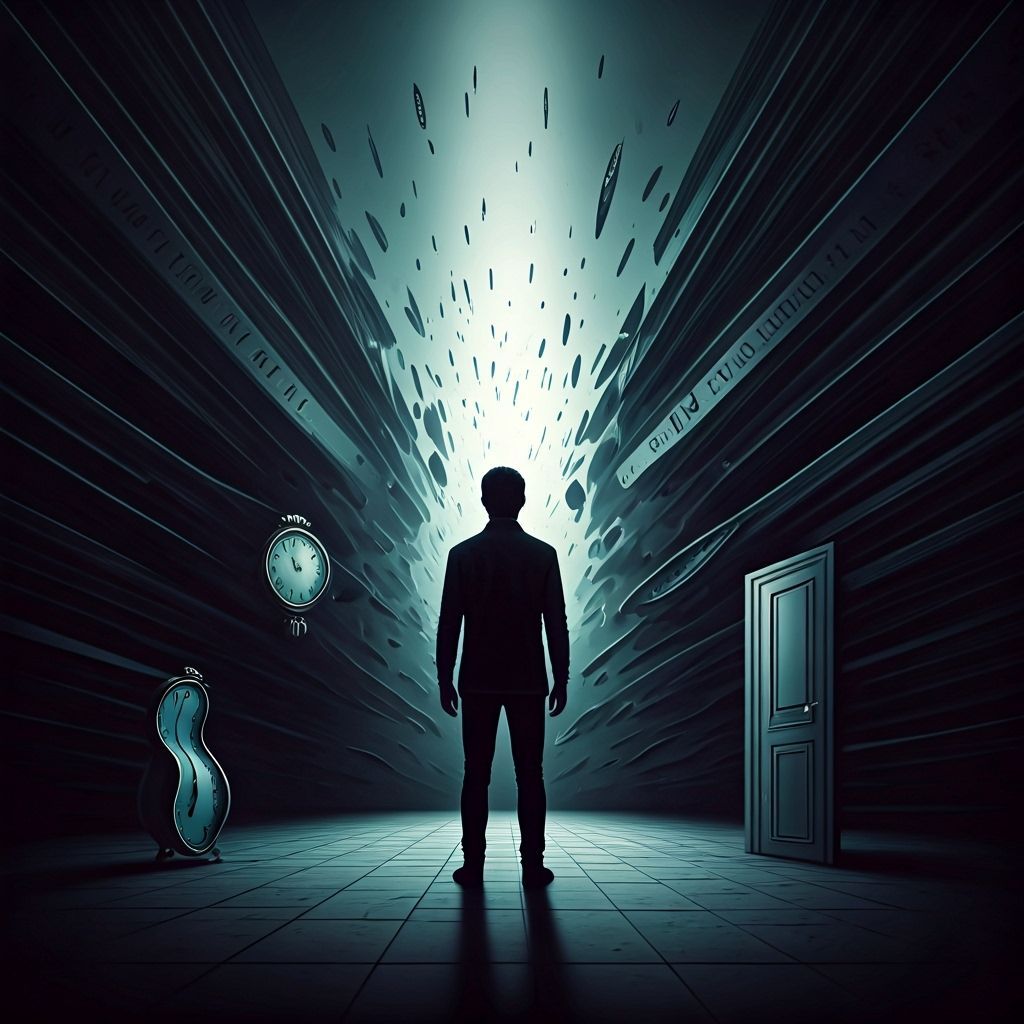 Collapsing World: A Dark Fantasy in Grayscale