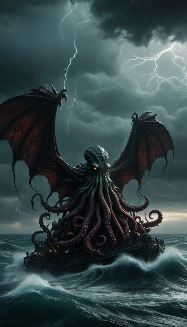 Gothic Dark Fantasy: Cthulhu Rises from the Depths