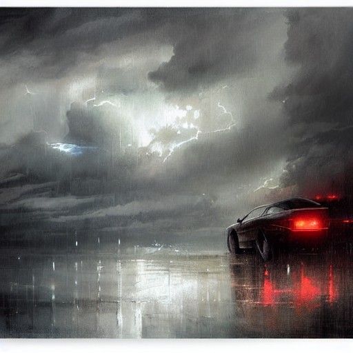 Dramatic Thunderstorm in Sinister Style