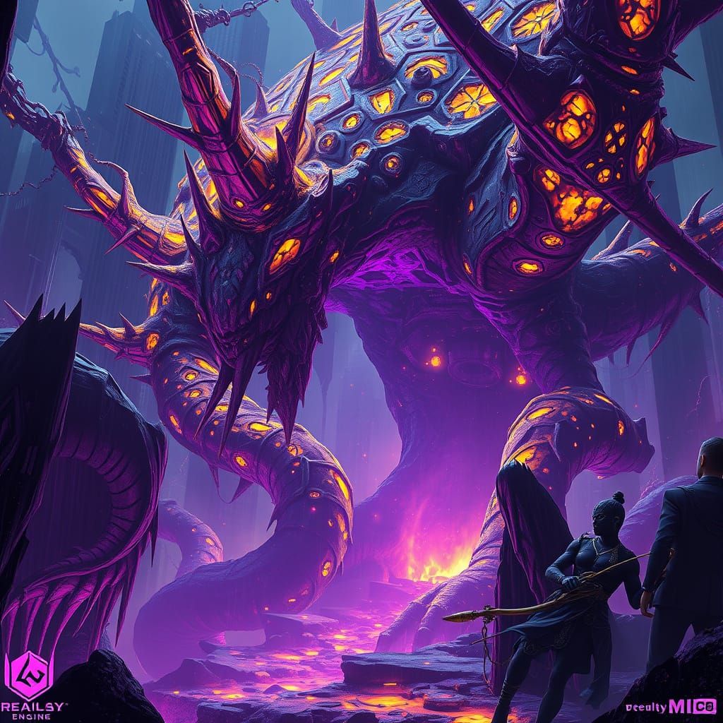 Dark Fantasy Genetic Entropy Concept Art