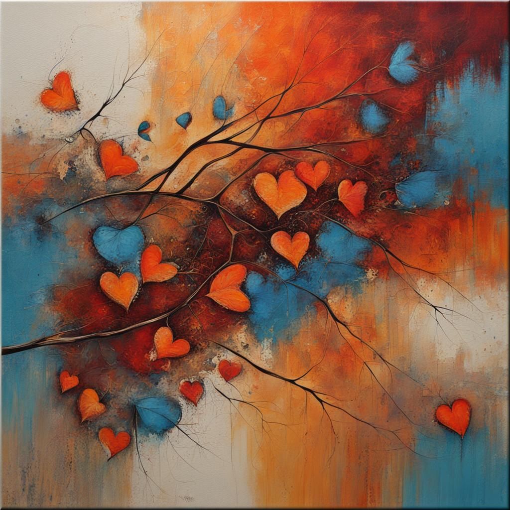 Abstract Art: The Emotions of Falling in Love