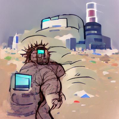 Giant Emerges in Technological Wasteland