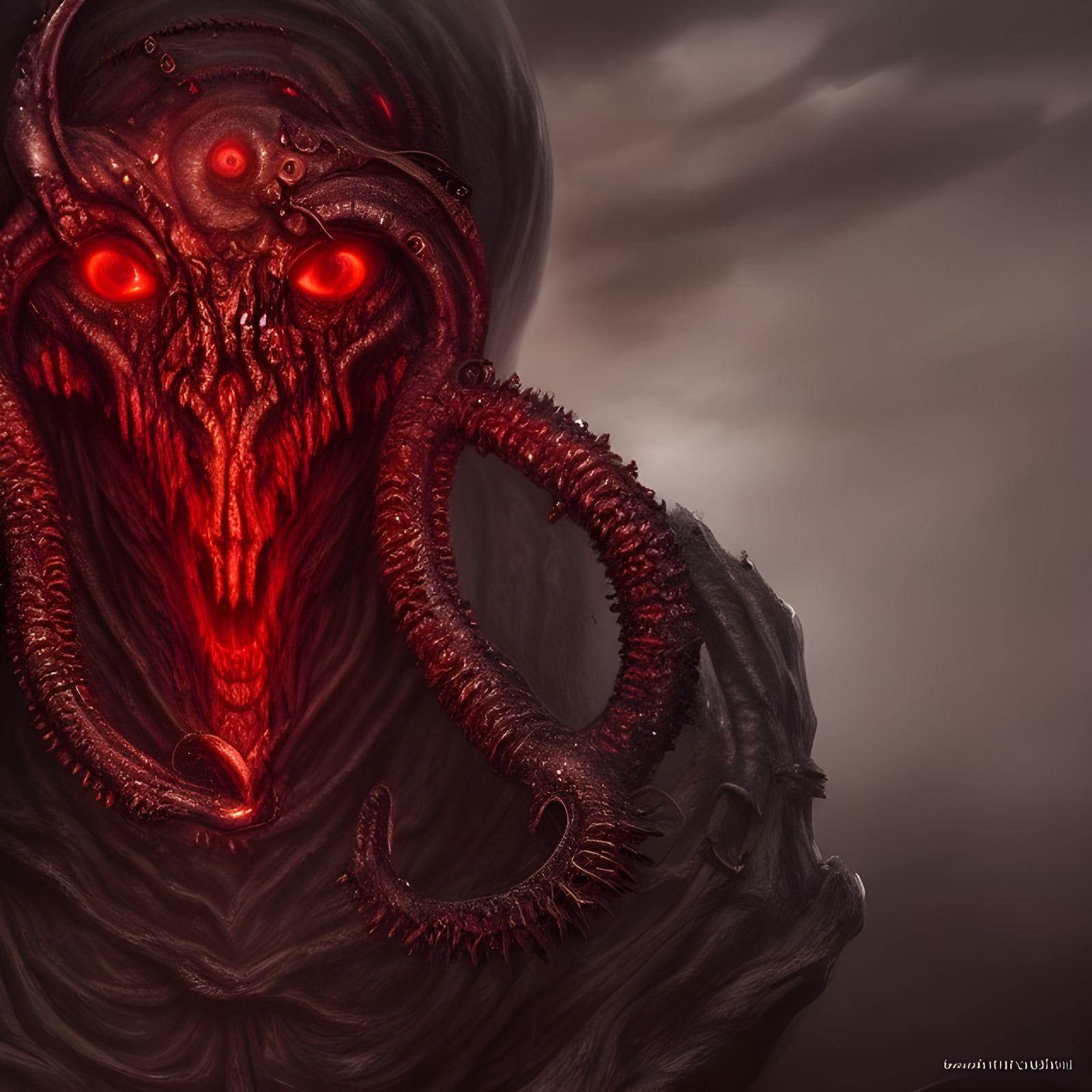 Dark Post-Apocalyptic World Ruined by Elder God