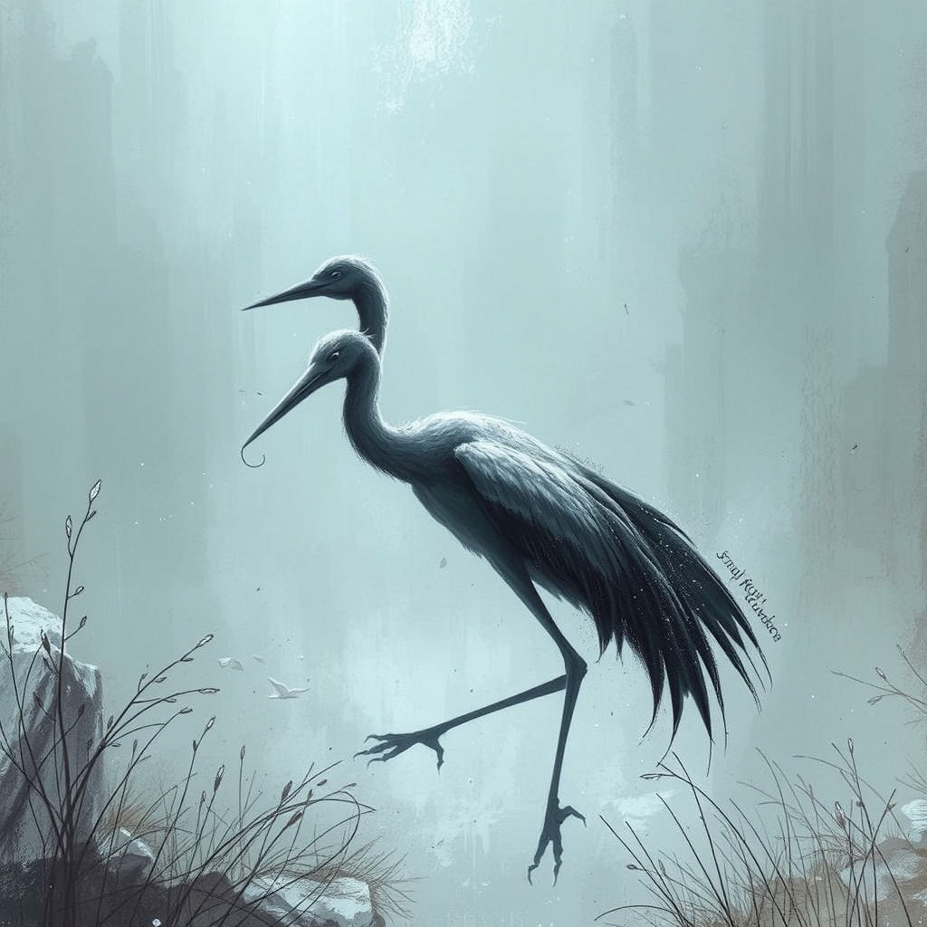 This unusual, nervous patronus takes the form of a crane. It...