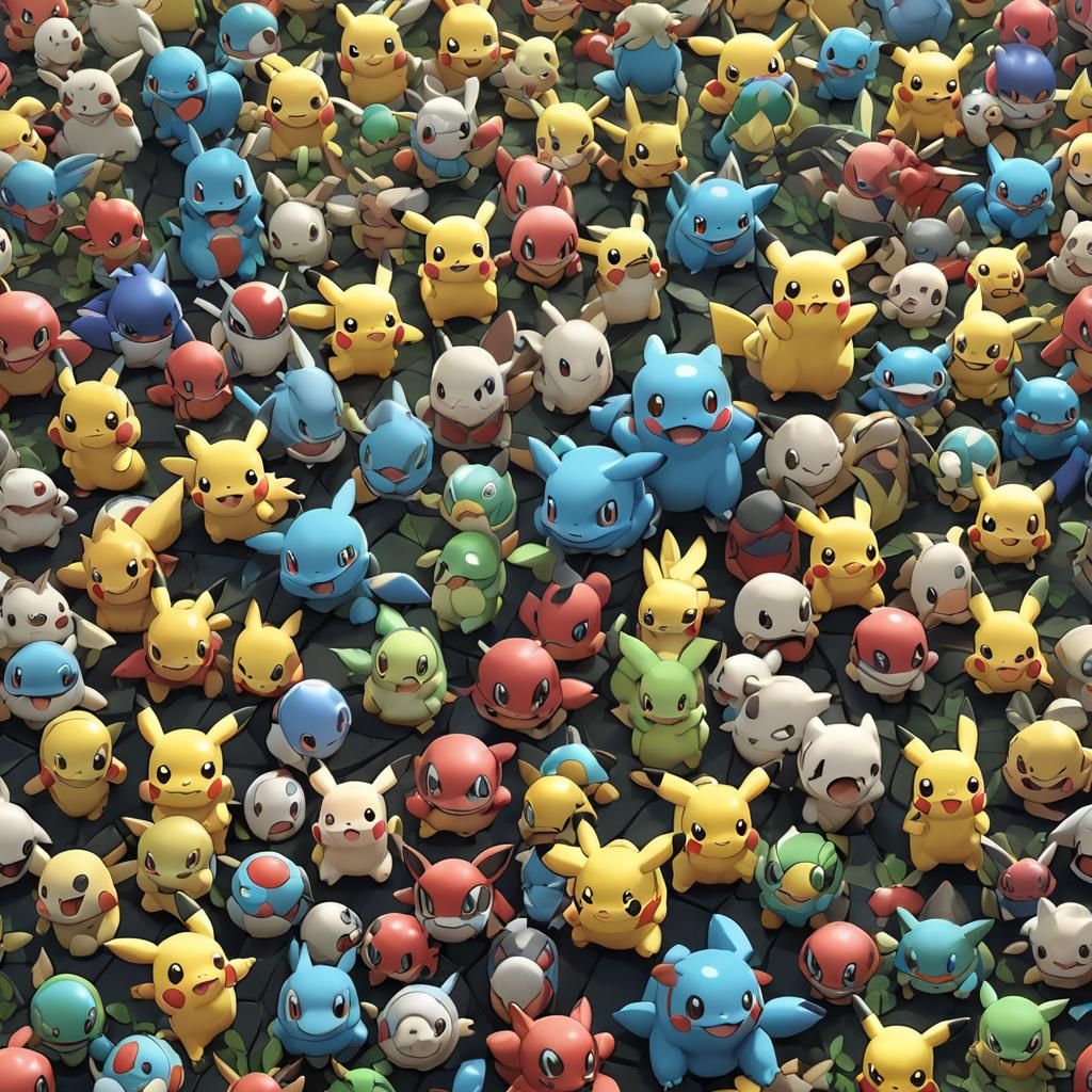 3D Anime Pokemon Art Inspired by WLOP