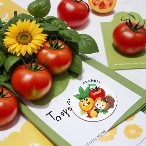 Cartoon Tomato Stickers: The Story of Perrine