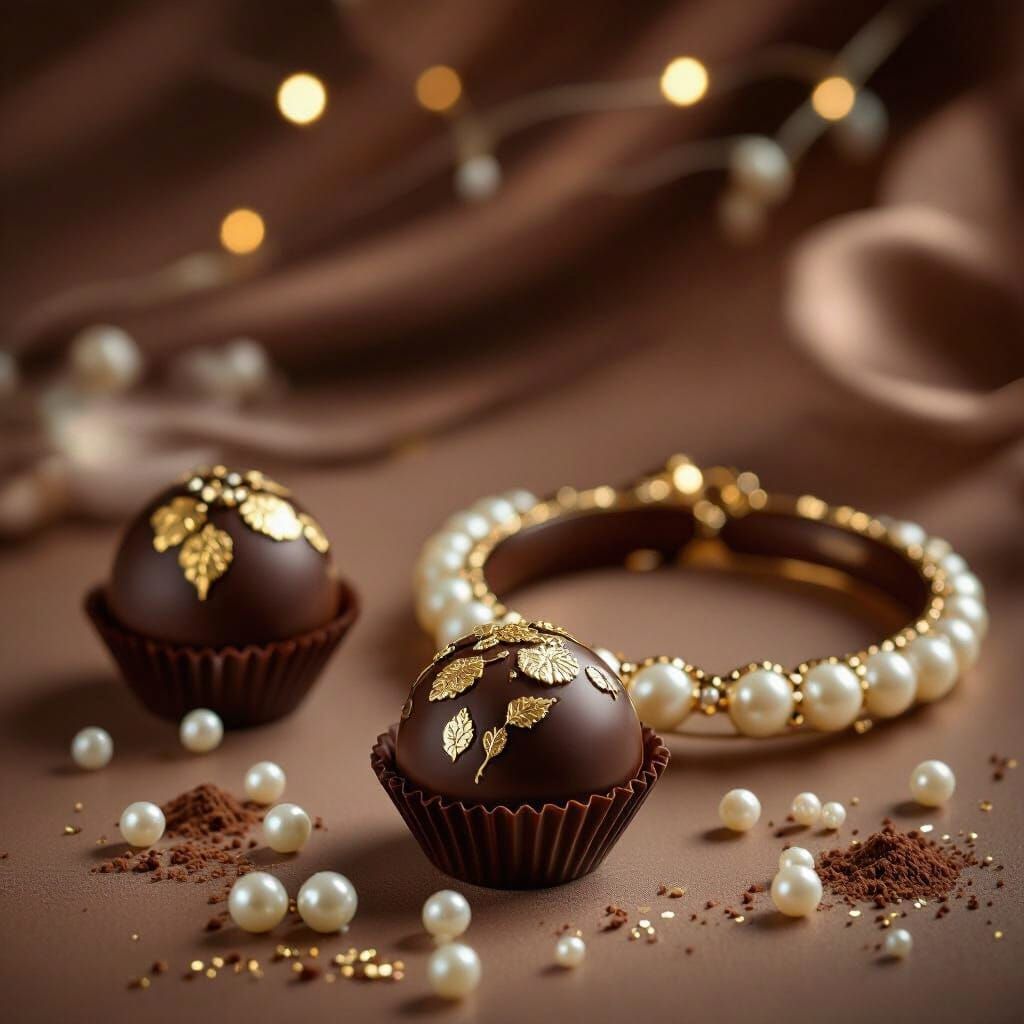 Decadent Chocolate Jewelry Collection in Studio Light