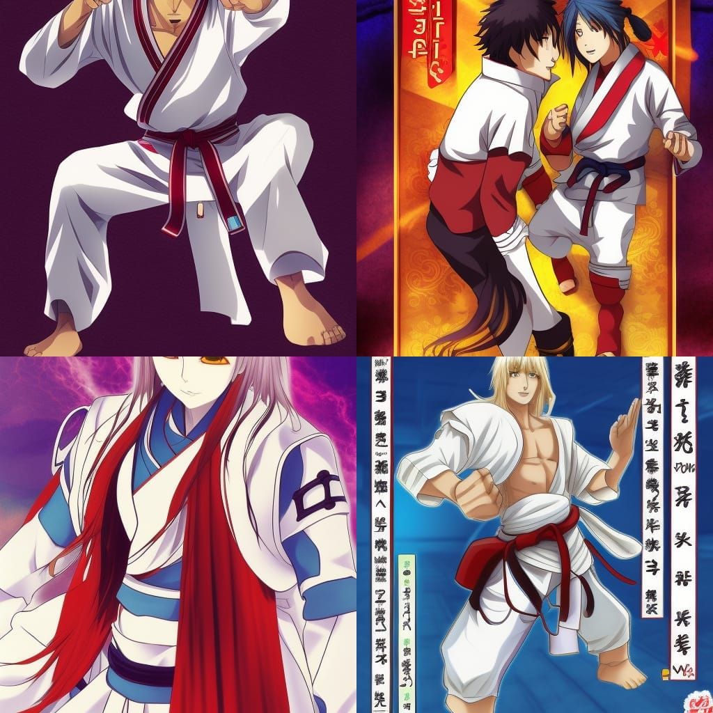 Murim Manhwa Martial Arts Character in Anime Style