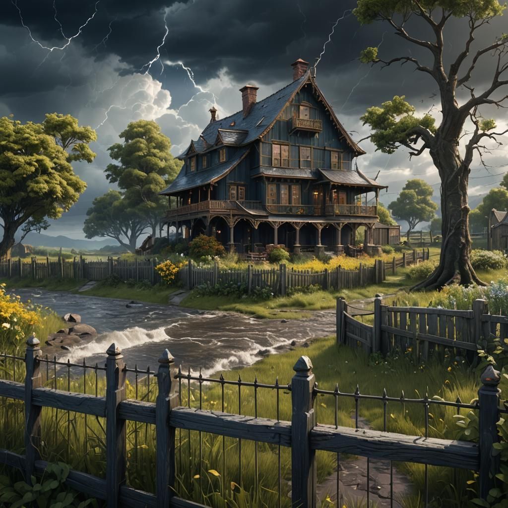 House Divided: Sunny Weather Meets Impending Storm