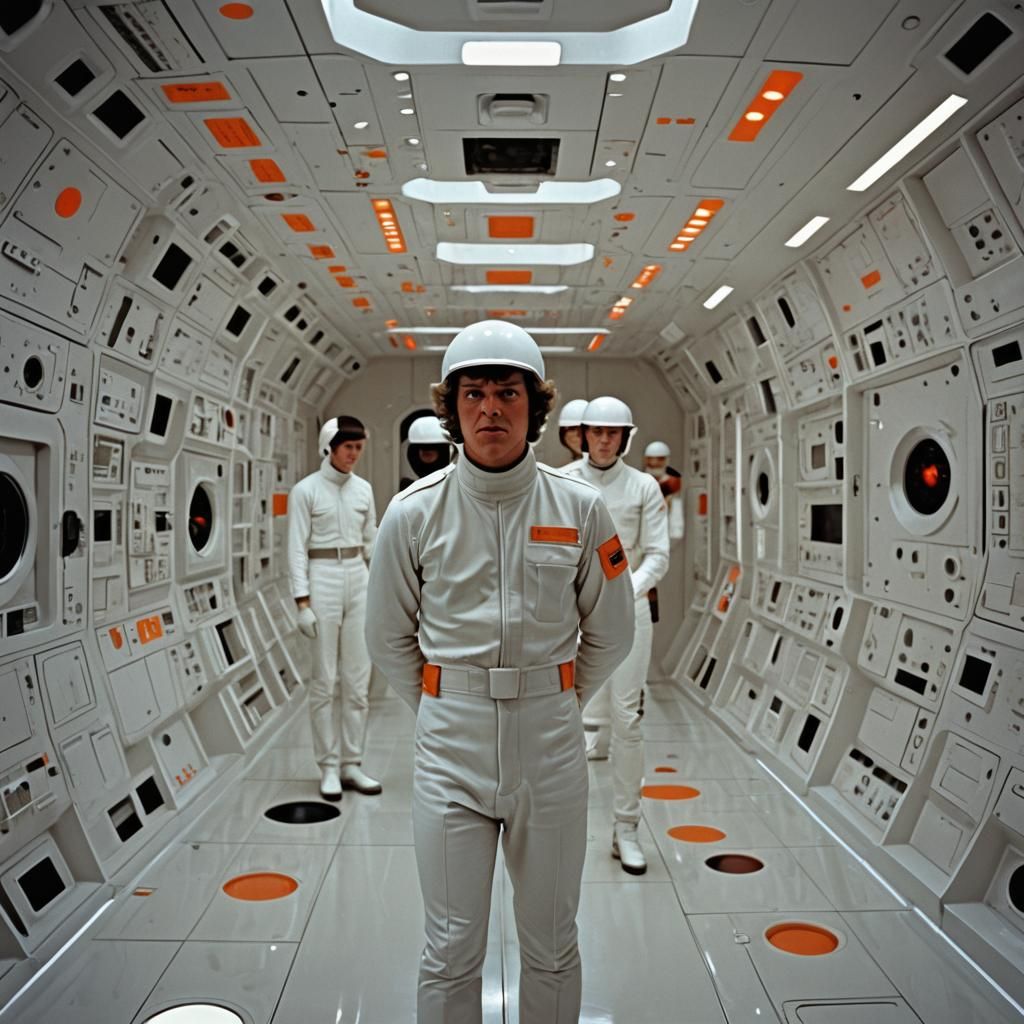 A Clockwork Space Odyssey: Hyperrealistic Cinematic Fusion