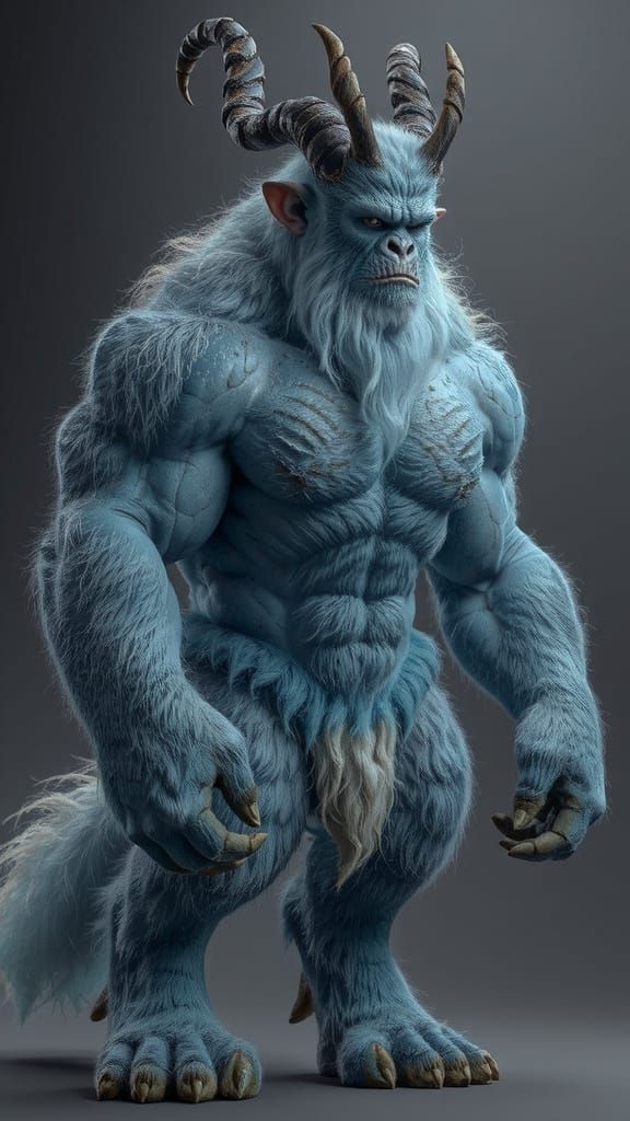 AI Generated Image of a Yeti