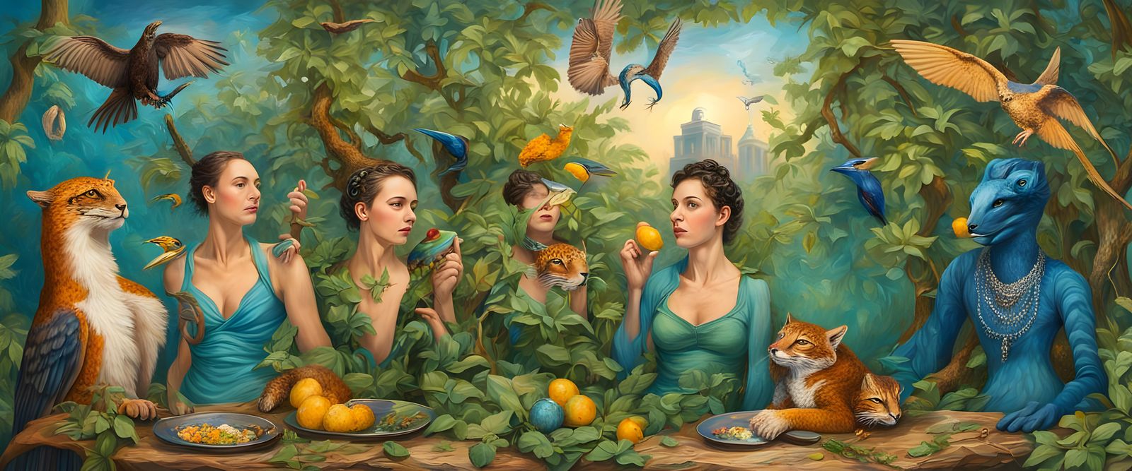 Fantastic Animals and Scrambled Eggs in Abandoned Place