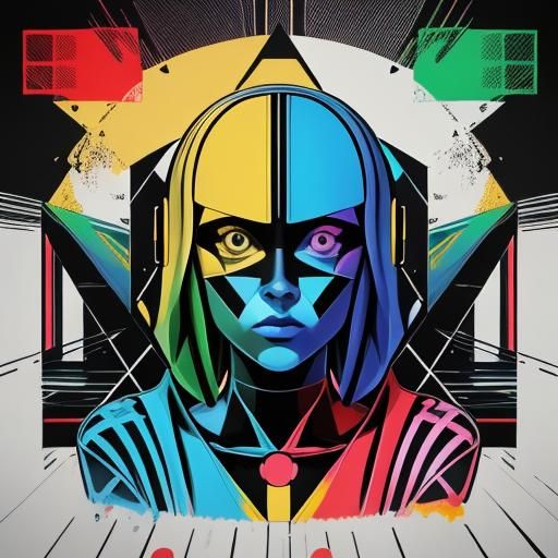 Android Love in Pop Art Style