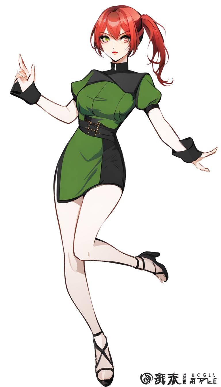 Stylized Nun Character in Contemporary Style