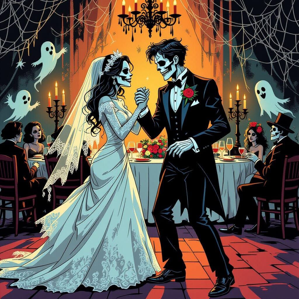 Undead Bride & Groom Wedding Dance