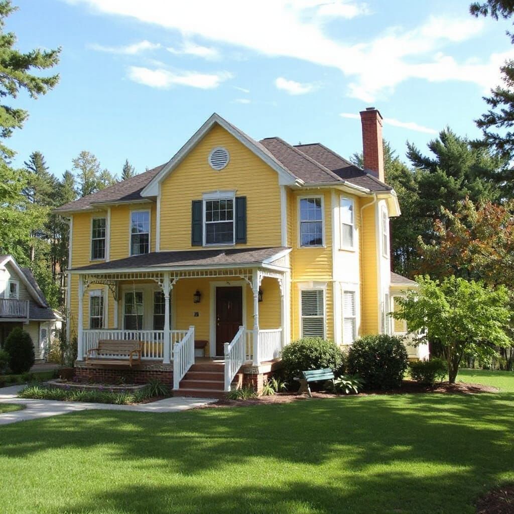Victorian Dream House Surrounded by Forest and Lakes