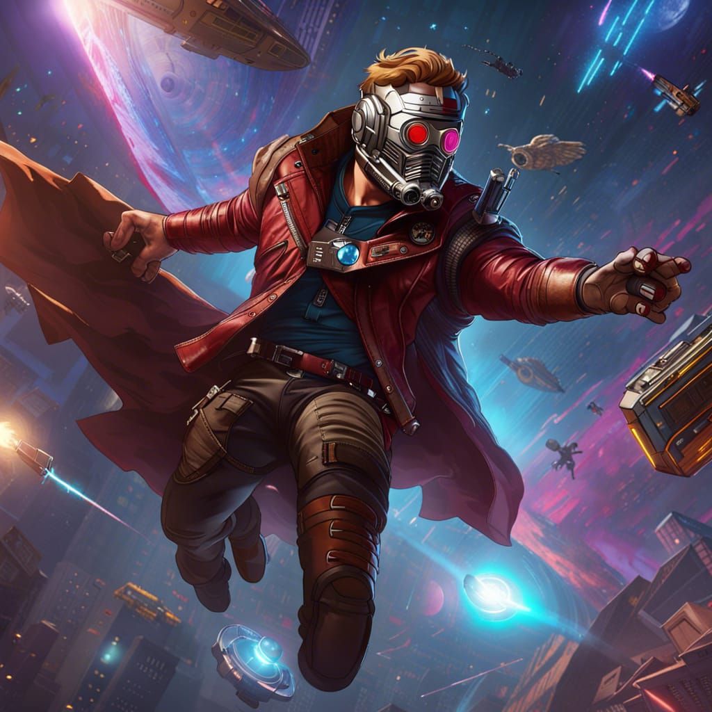Star Lord Soaring: A Dark Fantasy Masterpiece