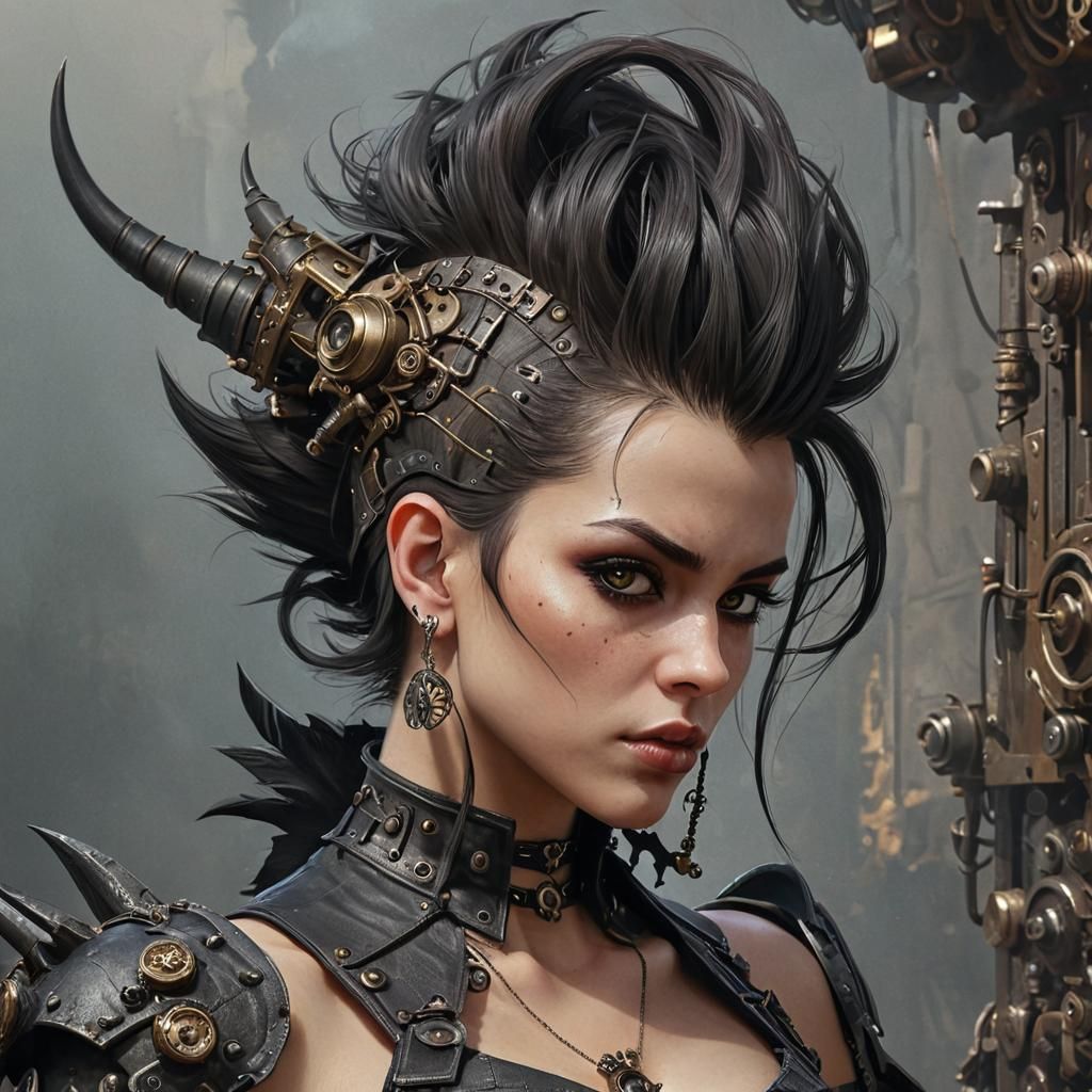Female Steampunk Demon
