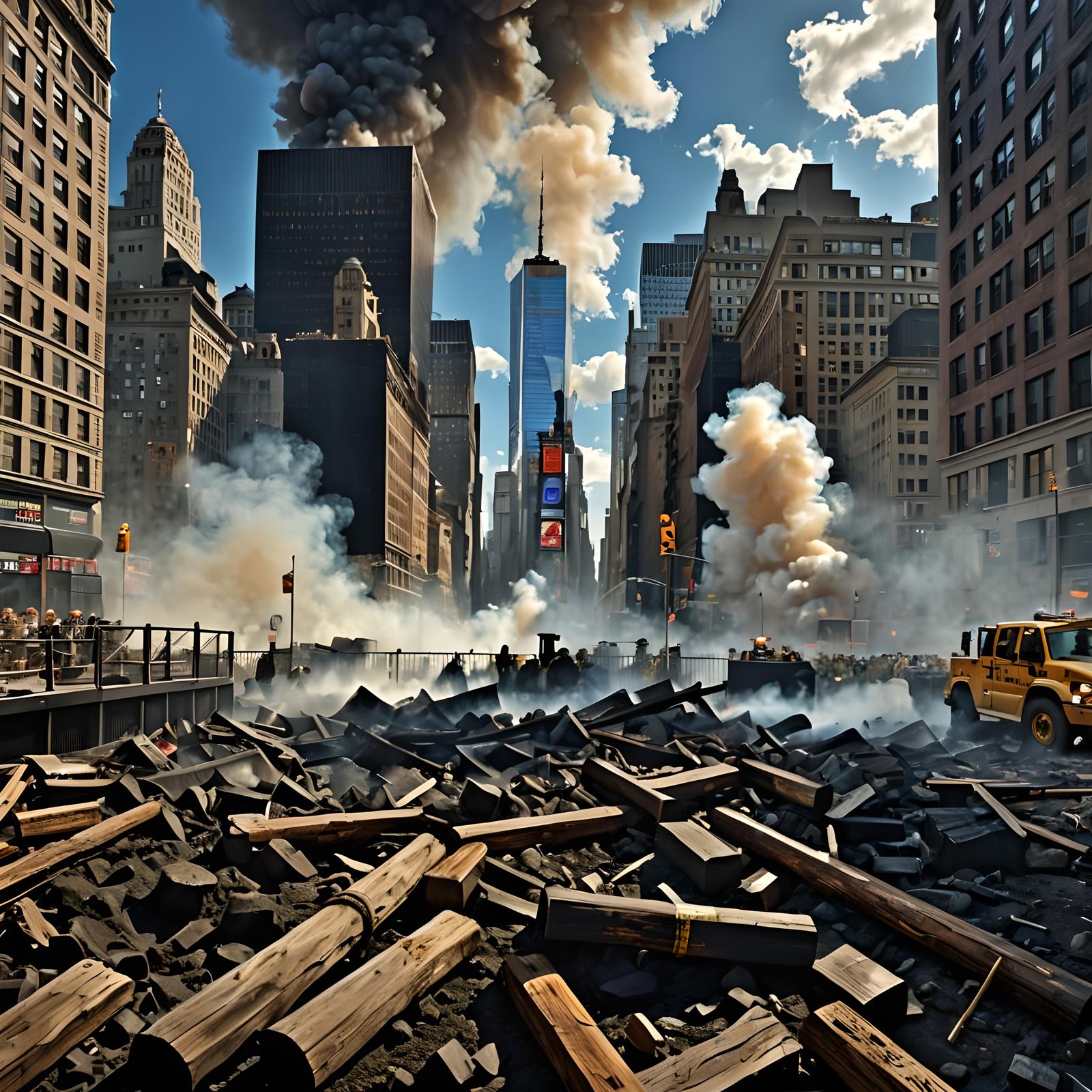 Ground Zero: Detailed Digital Art Rendering