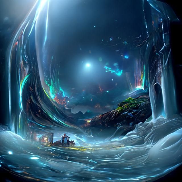 Ethereal Portal to a Nebula Nightscape