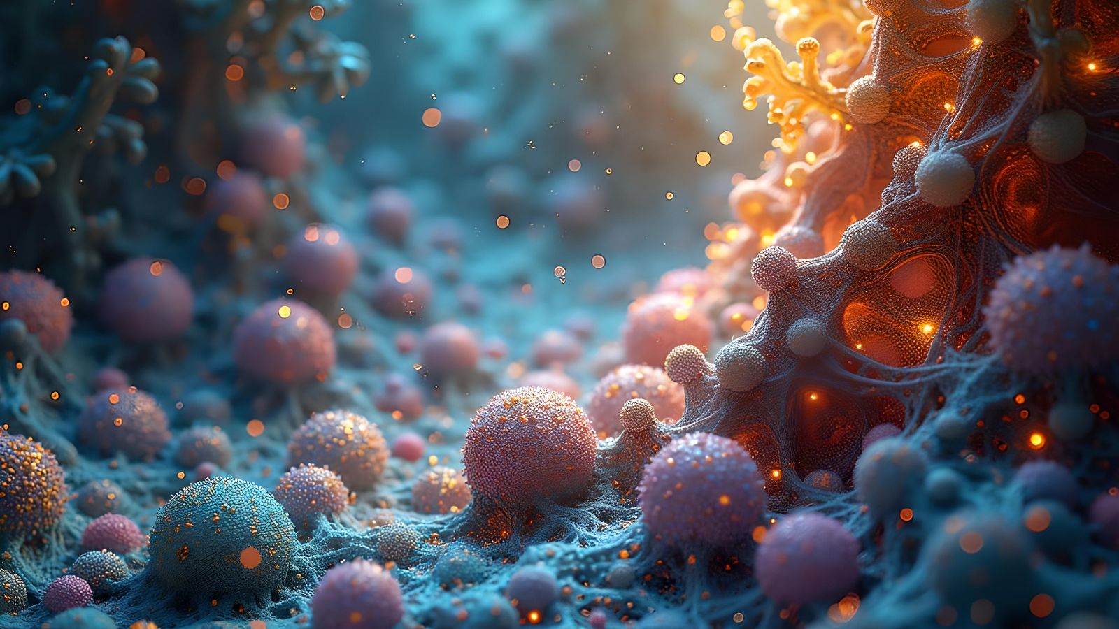 Psychedelic Fractal Dreamscape in Pop Art Style