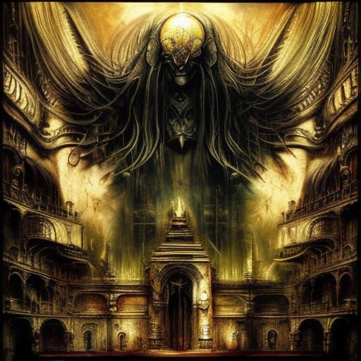 Power Metal Palace Interior in McKean-Havancsak Style