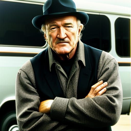 Veteran Actor on Film Set