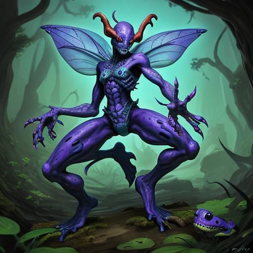 Poison Dart Frog Alien Fairy Assassin Mount